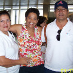 Valerie greeted her guests, Reyna and Dante, on Oct. 8 when they arrived at the Greensboro airport. Valerie greeted her guests, Reyna and Dante, on Oct. 8 when they arrived at the Greensboro airport.
