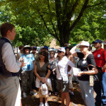 The group enjoyed a tour of Old Salem. The group enjoyed a tour of Old Salem.