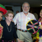 Paul and Marcia enjoyed a moment posing with some of our Peruvian guests...... Paul and Marcia enjoyed a moment posing with some of our Peruvian guests......