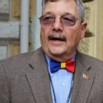 Thursday began with a tour of city hall and Ray was well prepared with his Moldovan bow tie and lapel pin. Thursday began with a tour of city hall and Ray was well prepared with his Moldovan bow tie and lapel pin.