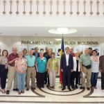 Tuesday morning began with a group photo in the lobby of the Parliament building. Tuesday morning began with a group photo in the lobby of the Parliament building.