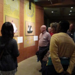 Touring the museum inside the castle.