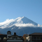 A rare and beautiful view of Mt. Fuji
