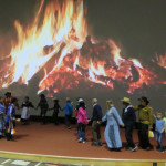 Our first activity was to participate in a Stomp Dance.