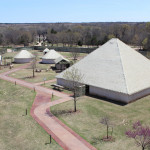 The center includes a recreation of a Chickasaw village.