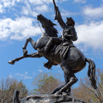Buffalo Bill greats travelers along Interstate 44 as they pass the museum.