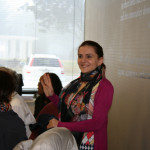 Albulena was bright and cheerful this morning, ready to get started!