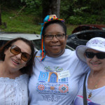 Juanita and new friends - such joy.