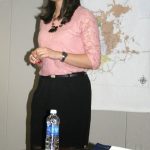 Thursday found the group at the Greensboro Police Department where Fjolla gave a presentation on women in the security sector in Kosovo. Thursday found the group at the Greensboro Police Department where Fjolla gave a presentation on women in the security sector in Kosovo.