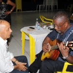 Friendship is sharing - Tonico, the master and William, the budding virtuoso.