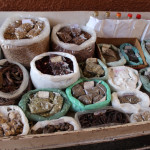 Fresh spices at the market.