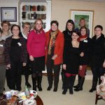 Our Kosovar guests and FFCNC members posed for a photo with Linda before departing for lunch. Our Kosovar guests and FFCNC members posed for a photo with Linda before departing for lunch.