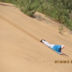 .....then they could enjoy the thrill of sledding downhill. Karlyn S. was one of several in the group who took the challenge. .....then they could enjoy the thrill of sledding downhill. Karlyn S. was one of several in the group who took the challenge.