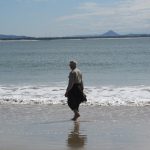 Our visit in July was winter in Australia, so too cold for swimming, but OK for a barefoot walk in the waves of Mooloolaba Beach. Our visit in July was winter in Australia, so too cold for swimming, but OK for a barefoot walk in the waves of Mooloolaba Beach.