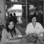 Our guest enjoy a wonderful covered dish lunch on the deck