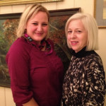 Lendita posed with her Greensboro host, Catherine M.
