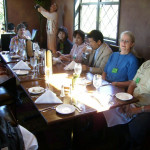 Lunch at Chateau Morisette.