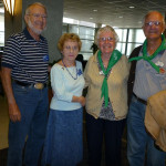 Paul and Marcia with their guests, Mae and Doug