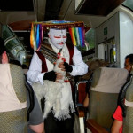 Our train attendant on the way to Cusco.