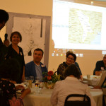 After dinner each host introduced his guest as Hal Guess is doing in this photograph while his guest, Carmen, listens. After dinner each host introduced his guest as Hal Guess is doing in this photograph while his guest, Carmen, listens.