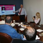 Monday morning was back to work as the delegation enjoyed a very interesting presentation by Mike Horn, a local political consultant. Monday morning was back to work as the delegation enjoyed a very interesting presentation by Mike Horn, a local political consultant.