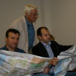 The first speaker In the afternoon was retired Senator Broyhill who brought gifts for the Moldovans including maps of North Carolina. The first speaker In the afternoon was retired Senator Broyhill who brought gifts for the Moldovans including maps of North Carolina.