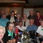 Farewell dinner with the Dunedin group before leaving the South Island.