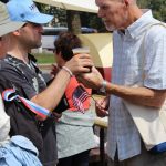 .....and made sure that everyone had a chance to taste Kvass, the traditional Russian fermented beverage made from black bread. Later in St. Petersburg we were also able to visit with Ilya Mischenko, one of the facilitators with that delegation.
As you might imagine, it was with sad hearts that we said good-bye to our old and new friends when we left Moscow. .....and made sure that everyone had a chance to taste Kvass, the traditional Russian fermented beverage made from black bread. Later in St. Petersburg we were also able to visit with Ilya Mischenko, one of the facilitators with that delegation. As you might imagine, it was with sad hearts that we said good-bye to our old and new friends when we left Moscow.