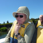 Barton P. on the jet boat.
