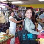 In Winston-Salem, Judy took her guests, Maria and Marcela, shopping. In Winston-Salem, Judy took her guests, Maria and Marcela, shopping.