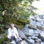 Jim N. at Thunder Creek Falls, South Island.