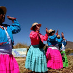 Floating island hostesses.