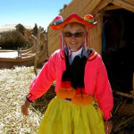 Nancy in Peruvian dress.