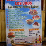 Floating island menu.