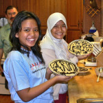 Making Peanut Butter - Chocolate Pie.