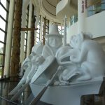 The Spirit of Haida Gwaii, sculpted by British Columbian artist Bill Reid, represents the Aboriginal heritage of the Haida Gwaii. You will see this image on the Canadian $20 bill. The Spirit of Haida Gwaii, sculpted by British Columbian artist Bill Reid, represents the Aboriginal heritage of the Haida Gwaii. You will see this image on the Canadian $20 bill.