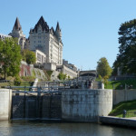 Many of our group spent the afternoon along the Ottawa River and the Rideau Canal which links the Ottawa River with Lake Ontario. The locks could be seen from below..... Many of our group spent the afternoon along the Ottawa River and the Rideau Canal which links the Ottawa River with Lake Ontario. The locks could be seen from below.....
