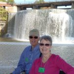 The Lenons enjoyed a river cruise which took them right up to the Rideau Falls, named by the French for its resemblance to a curtain ("rideau".) The Lenons enjoyed a river cruise which took them right up to the Rideau Falls, named by the French for its resemblance to a curtain ("rideau".)