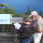 Another day found our group in Gatineau Park on a car rally - a treasure hunt for information. Pictured here are Peter P. and Betty M. of FF Florence who, along with the rest of the ambassadors, were given questionnaires with clues. Another day found our group in Gatineau Park on a car rally - a treasure hunt for information. Pictured here are Peter P. and Betty M. of FF Florence who, along with the rest of the ambassadors, were given questionnaires with clues.