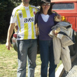 Modeling hats from Mast General Store.