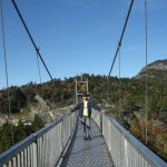 Swinging Bridge at Grandfather Mtn.