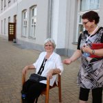 After visiting the bridge we went to the train station to await the Bucharest train. You can see why Jane acquired the nickname of "the queen" as she was always given the royal treatment. But she was a real trooper as she dragged her boot around! After visiting the bridge we went to the train station to await the Bucharest train. You can see why Jane acquired the nickname of "the queen" as she was always given the royal treatment. But she was a real trooper as she dragged her boot around!
