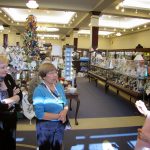 Marilyn W. and Barbara B. listen to the guide during a tour of Replacements in Greensboro which starts in the retail section..... Marilyn W. and Barbara B. listen to the guide during a tour of Replacements in Greensboro which starts in the retail section.....
