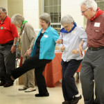 Judy G. (middle) caught on to the dance steps quickly..... Judy G. (middle) caught on to the dance steps quickly.....
