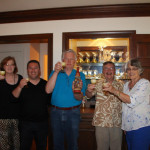 Small dinner party at the home of Russ and Dian Nussbaum