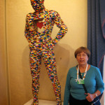 Barbara B. poses with one of many fascinating Lego Sculptures by Nathan Sawaya at the Alamance Children's Museum in Graham, NC. Barbara B. poses with one of many fascinating Lego Sculptures by Nathan Sawaya at the Alamance Children's Museum in Graham, NC.