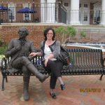 Nana Macharashvili and her stately gentleman at High Point University Nana Macharashvili and her stately gentleman at High Point University