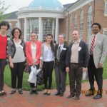 The Georgians enjoyed a tour of High Point University led by Dr. Carole Head (third from the right) joined by FFCNC member, Hal Guess (far right) following presentations by faculty members and a catered lunch. The Georgians enjoyed a tour of High Point University led by Dr. Carole Head (third from the right) joined by FFCNC member, Hal Guess (far right) following presentations by faculty members and a catered lunch.