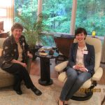 FFCNC President, Barbara North, and Georgian delegate, Nani Bendeliani, at a small group dinner at the home of Patti Gilmore and Don Sylvester FFCNC President, Barbara North, and Georgian delegate, Nani Bendeliani, at a small group dinner at the home of Patti Gilmore and Don Sylvester