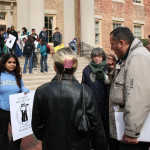 Observing a student protest at UNC-CH.